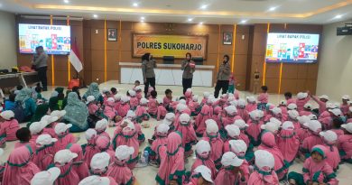 Binluh Polres Sukoharjo Gelar Sosialisasi Keselamatan Lalu Lintas dan Anti-Bullying untuk Siswa PAUD–TK