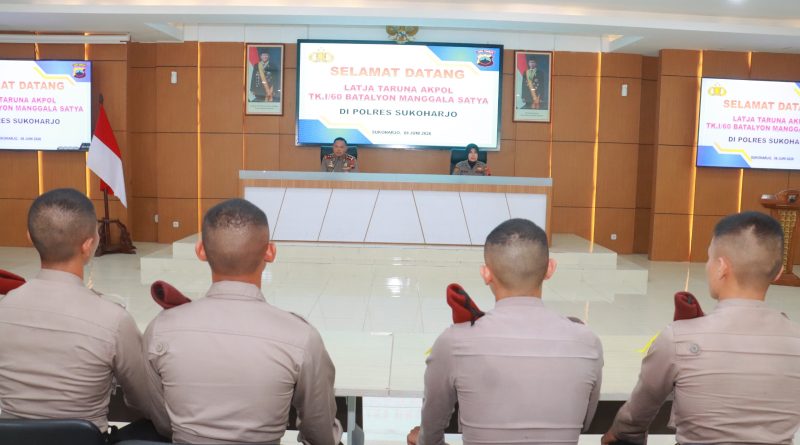 Kapolres Sukoharjo Terima 18 Taruna Akpol TK I, Tekankan Disiplin dan Pengabdian kepada Masyarakat Kapolres Sukoharjo Terima 18 Taruna Akpol TK I, Tekankan Disiplin dan Pengabdian kepada Masyarakat