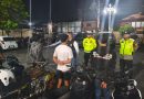 Patroli Tengah Malam, Polsek Kartasura Amankan 7 Motor Berknalpot Brong di Jalan Ahmad Yani