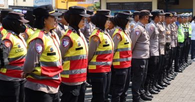 Kapolres Sukoharjo Pimpin Apel Pengamanan Aksi Mahasiswa, 300 Personel Gabungan Disiagakan
