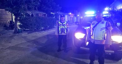 Cegah 3C, Polsek Gatak Gencarkan Blue Light Patrol di Sejumlah Lokasi