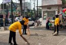 Polwan Polres Sukoharjo Gelar Aksi Bersih Lingkungan di Pasar Ir. Soekarno, Semarak HUT Polwan ke-78