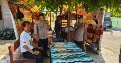 Polsek Bendosari Patroli Siang Sasar Objek Vital dan Pusat Keramaian