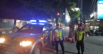 Patroli Malam Polsek Kartasura Sasar Titik Rawan, Cegah 3C dan Balap Liar